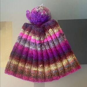 Multicolor Knit Kids Hat